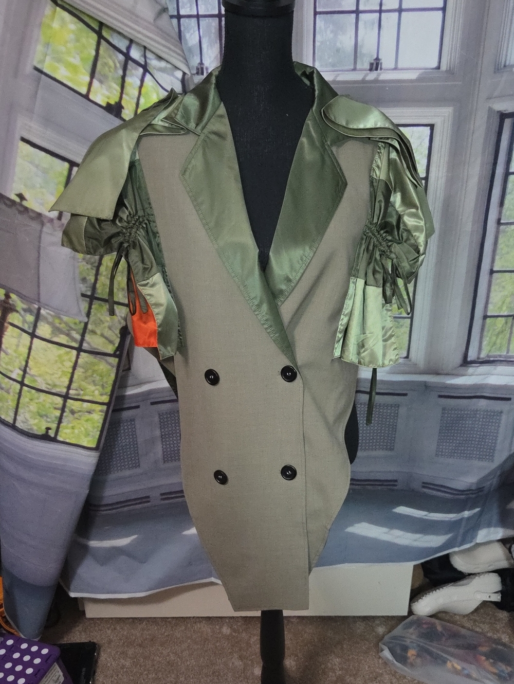 Akira BOWERY DECONSTRUCTED MILITARY VEST
